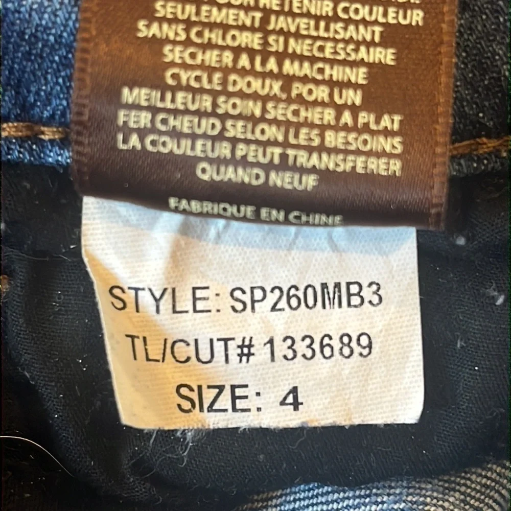 KUT from the Kloth Womens Straight Leg Mid Rise Jeans Size 4 Frayed Hem